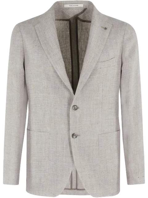 Tagliatore brooch-detail blazer