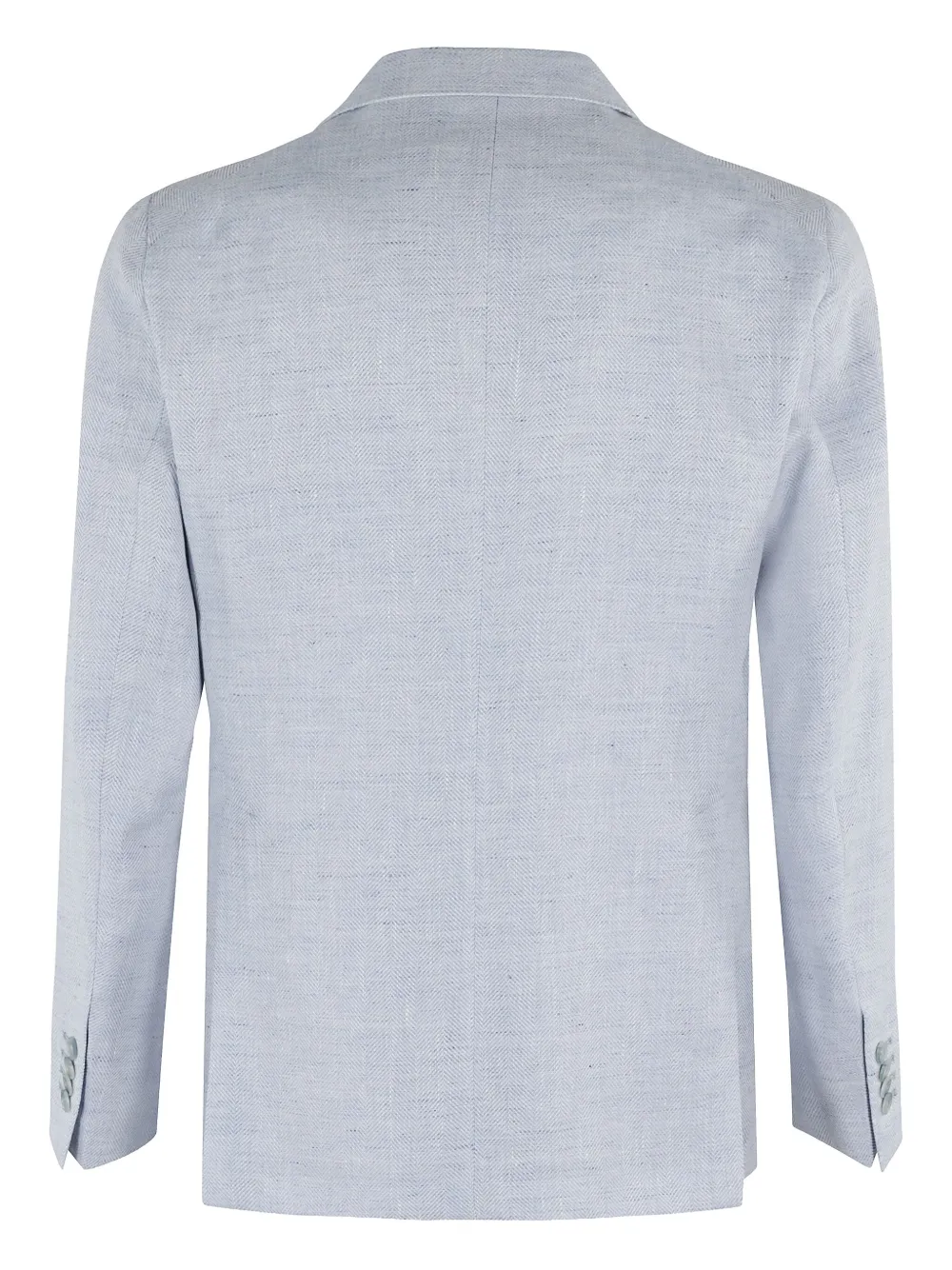 Tagliatore linen blazer - Blauw