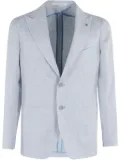 Tagliatore linen blazer - Blue