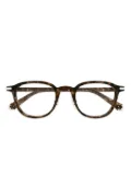 Cartier Eyewear tortoiseshell-pattern round-frame glasses - Brown
