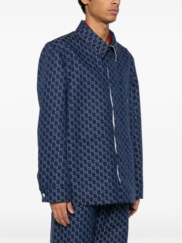 GUCCI グッチ ジャケット 18AW エンブロイダリーボアデニム