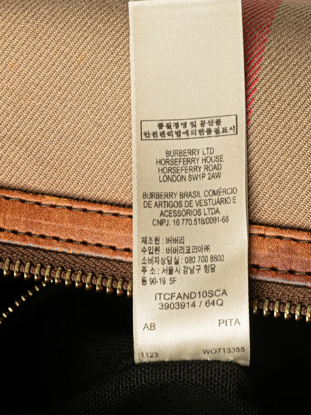 Burberry Pre-Owned 2018-2024 House Check Alchester Sactorial