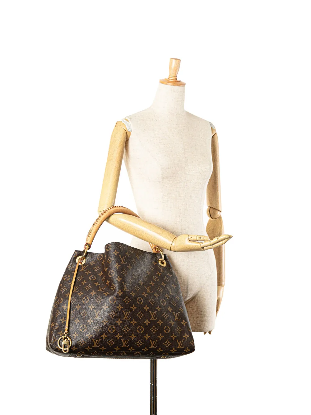 Louis Vuitton Pre-Owned 2011 Monogram Artsy MM hobo bag - BROWN