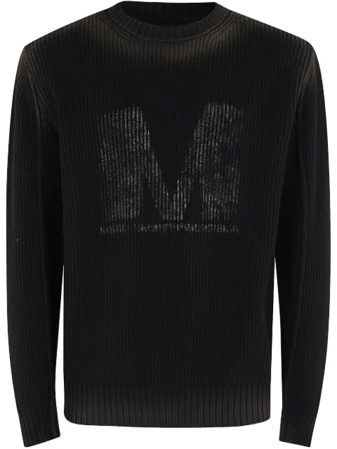 MM6 Maison Margiela logo-embroidered jumper