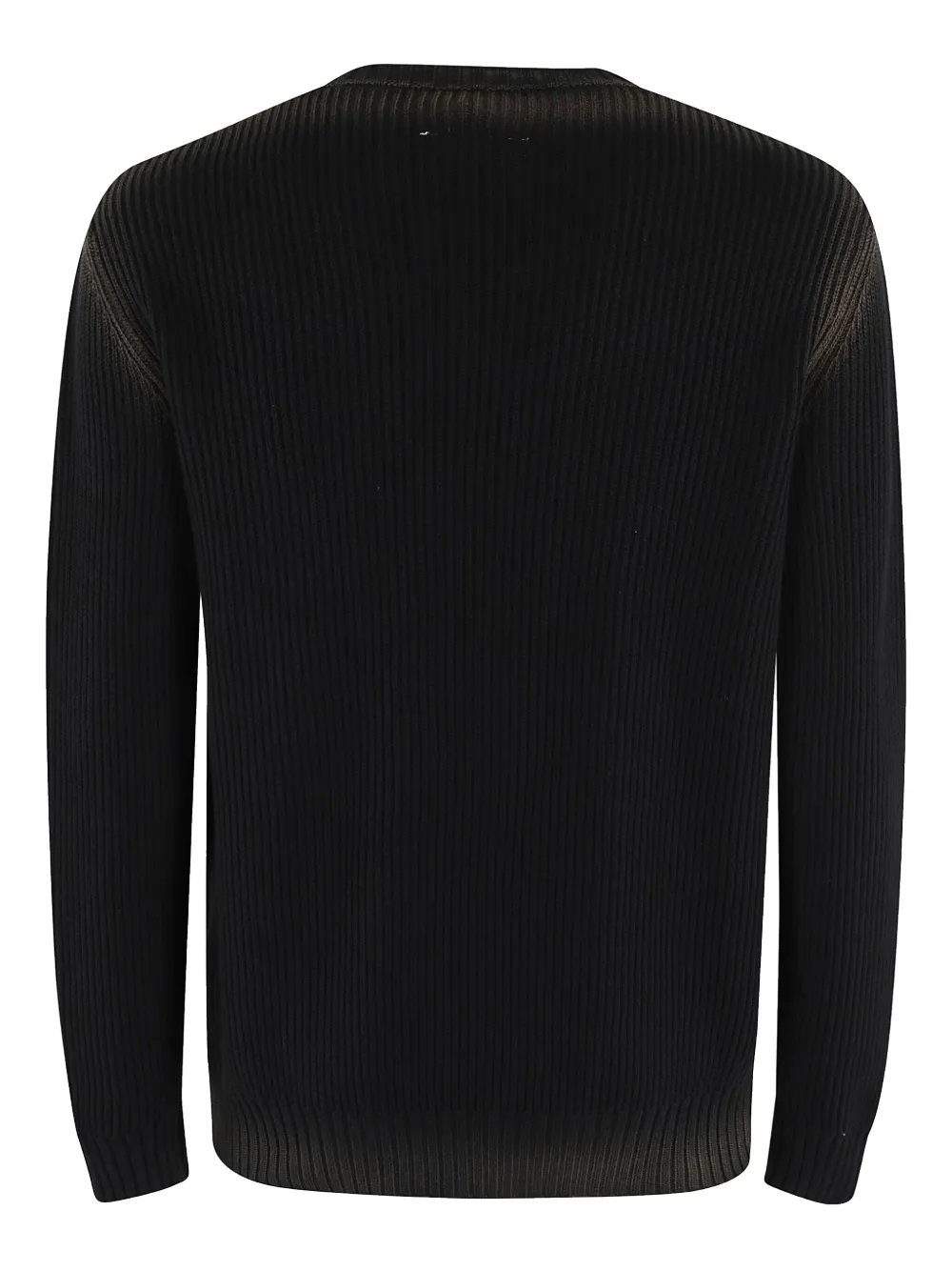 MM6 Maison Margiela logo-embroidered jumper - Zwart