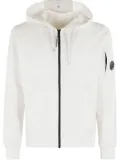 C.P. Company jersey hoodie - White