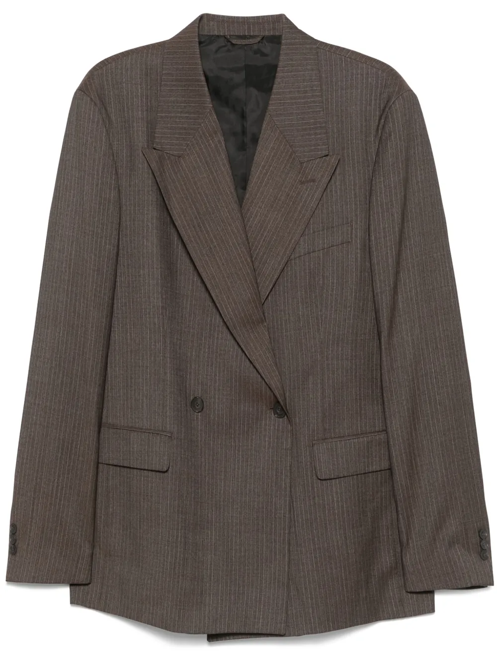 mfpen double-breasted blazer | Brown | Image 1