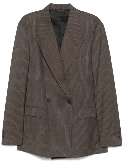 mfpen blazer con doble botonadura