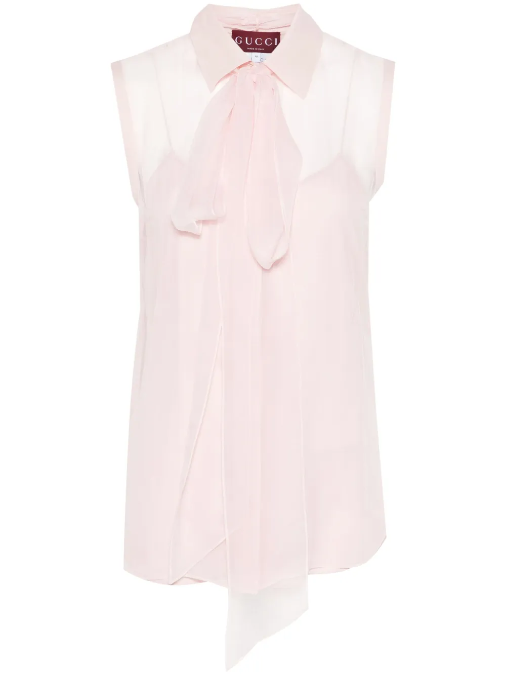 Gucci Zijde-chiffon blouse Roze