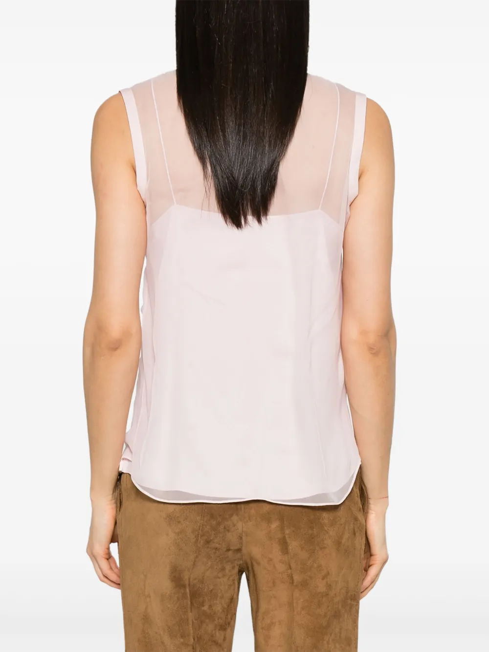 Gucci Zijde-chiffon blouse Roze