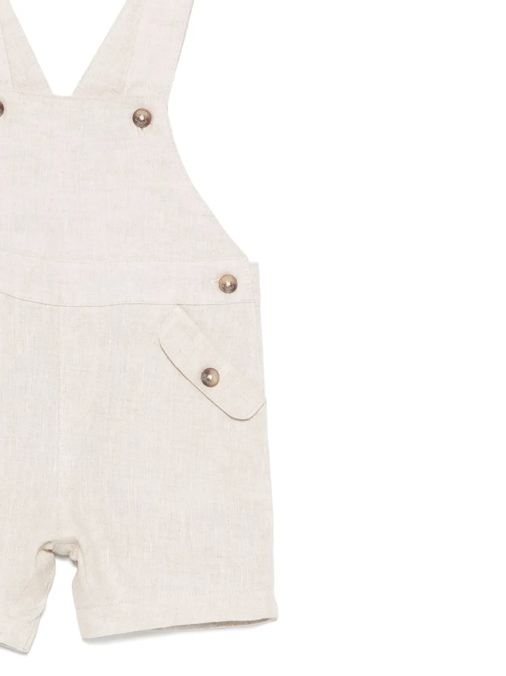 Tartine Et Chocolat Linnen tuinbroek Beige