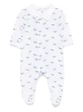 Tartine Et Chocolat whale-print pajamas - White