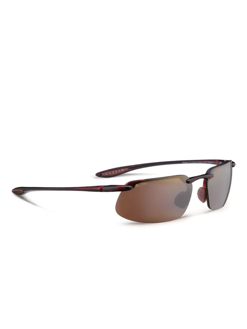 Maui Jim Zonnebril met oversized montuur - Bruin