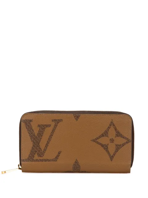 Louis Vuitton Pre-Owned cartera Monogram Giant Reverse Zippy Wallet 2021