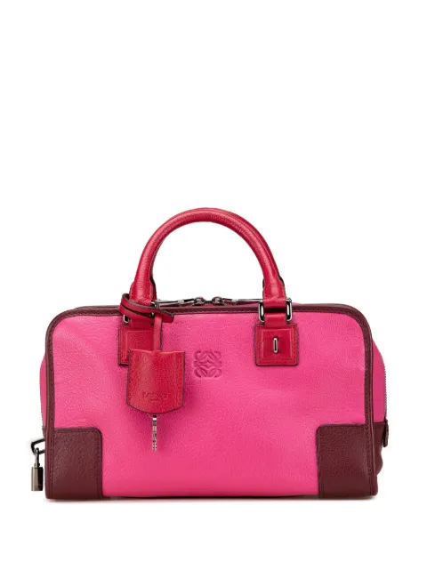Loewe Pre-Owned 2011 Tricolor Goatskin Amazona 28 handbag