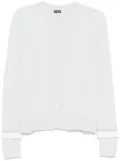 Kiton logo-plaque cardigan - Green