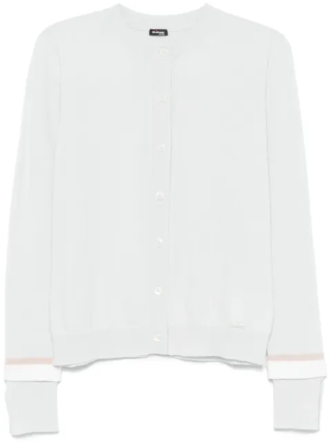 Kiton cárdigan con placa del logo
