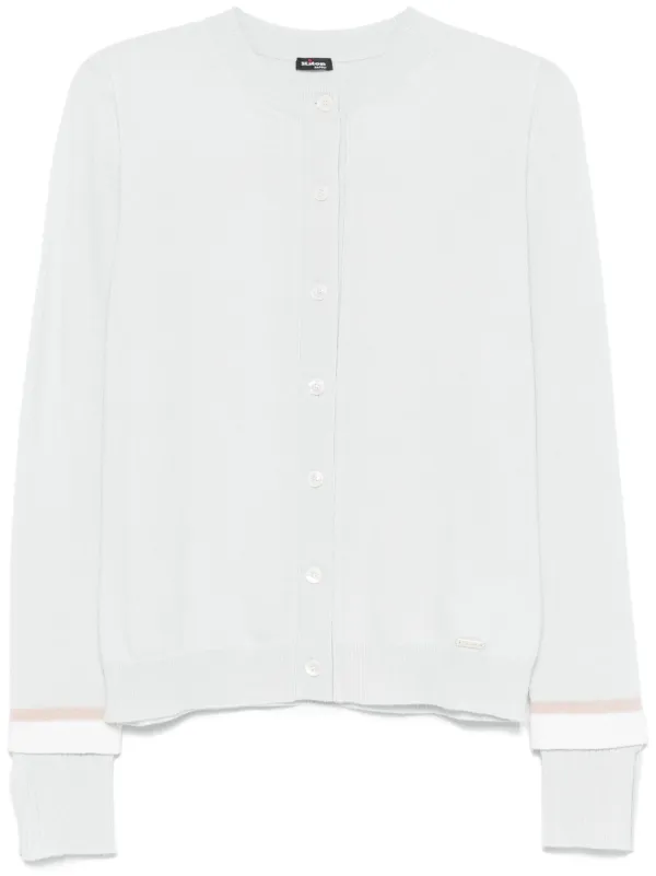Kiton Logo-plaque Cardigan in Green