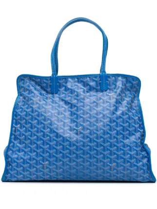 Goyardマーク ゴヤールロゴ トートバッグ マザーズバッグ ブルー 小 Goyard Pre-Owned 2012 ゴヤールディン サック ハーディ ペット