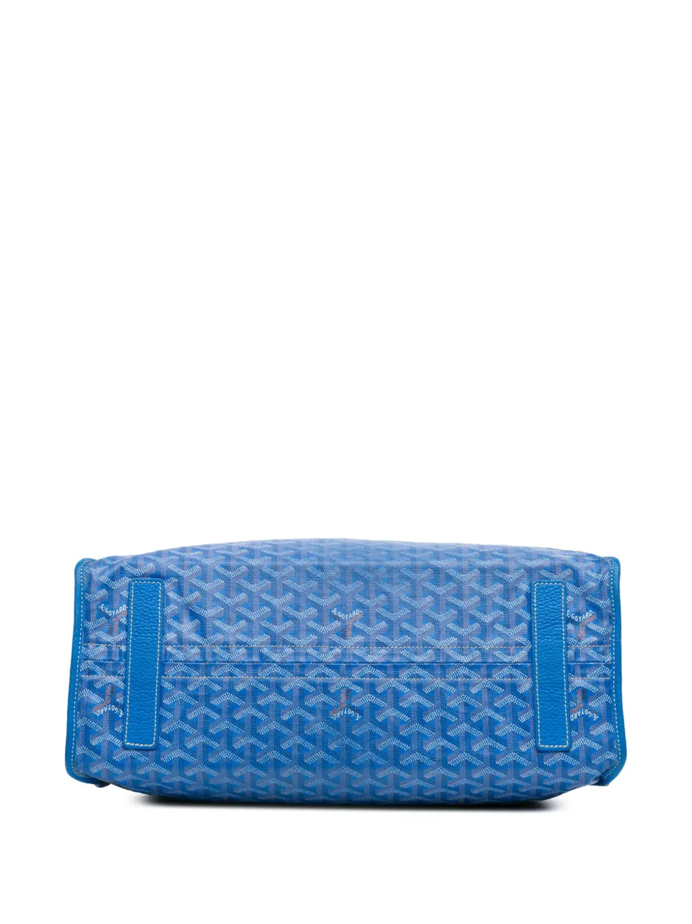 Pre-owned Goyard 2012 Ine Sac Hardy Pet Carrier Pm Travel Bag In 蓝色