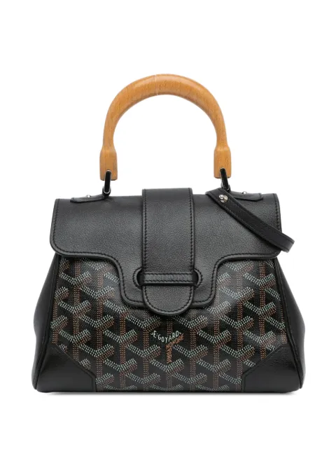 Goyard Pre-Owned 2019 Mini Goyardine Saigon Souple satchel CCL7EXO7BPIXBZAN - 0
