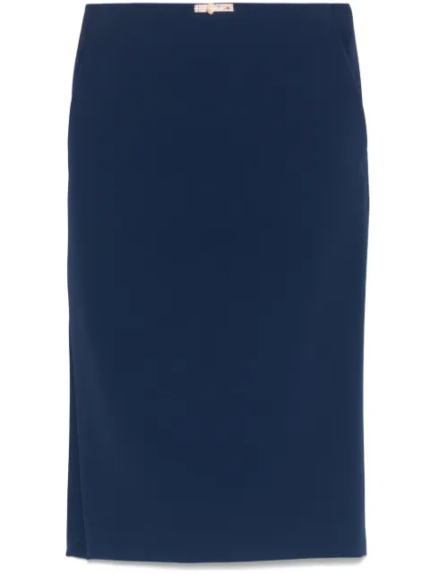 Elisabetta Franchi crepe midi skirt