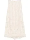 P.A.R.O.S.H. Nixie midi skirt - Neutrals