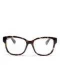 Gucci Eyewear butterfly-frame glasses - Brown