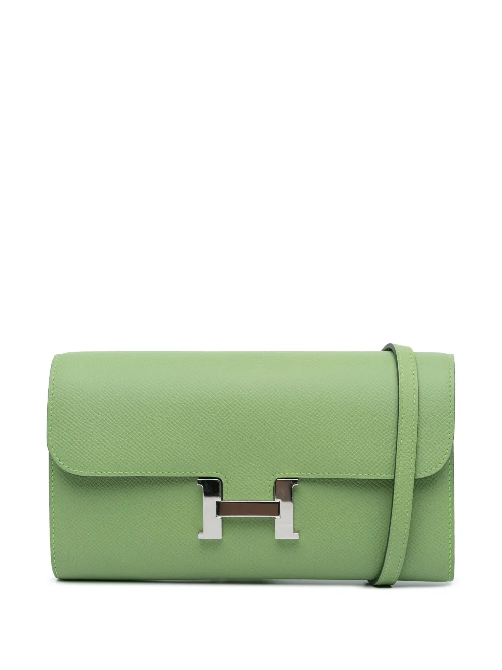 Hermès Pre-Owned 2020 エプソン コンスタンス ロング トゥ ゴー ウォレット ショルダーバッグ - グリーン Hermès Pre-Owned 2020 エプソン コンスタンス ロング トゥ ゴー ウォレット ショルダーバッグ - グリーン