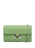 Hermès Pre-Owned 2020 Epsom Constance Long To Go Wallet crossbody bag - Green