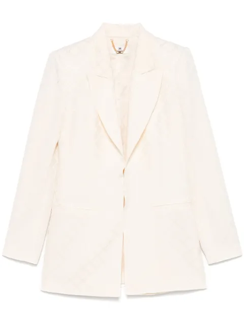 Elisabetta Franchi blazer con motivo de rombos