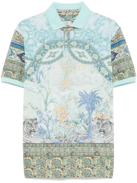 ETRO graphic-print polo shirt 