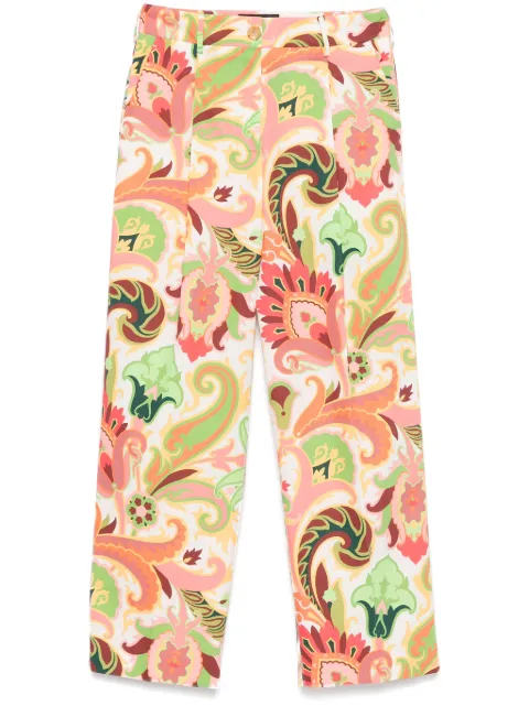 ETRO paisley-print trousers