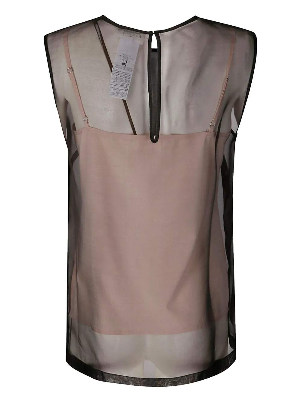 P.A.R.O.S.H. Blouse zonder mouwen Zwart