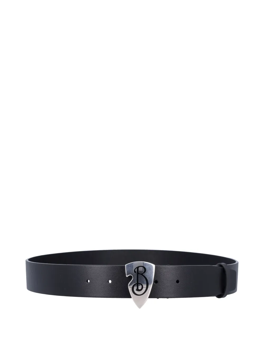 Burberry leather belt - Zwart