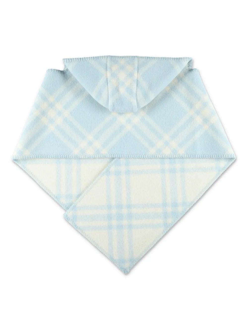 Burberry checked scarf - Blauw