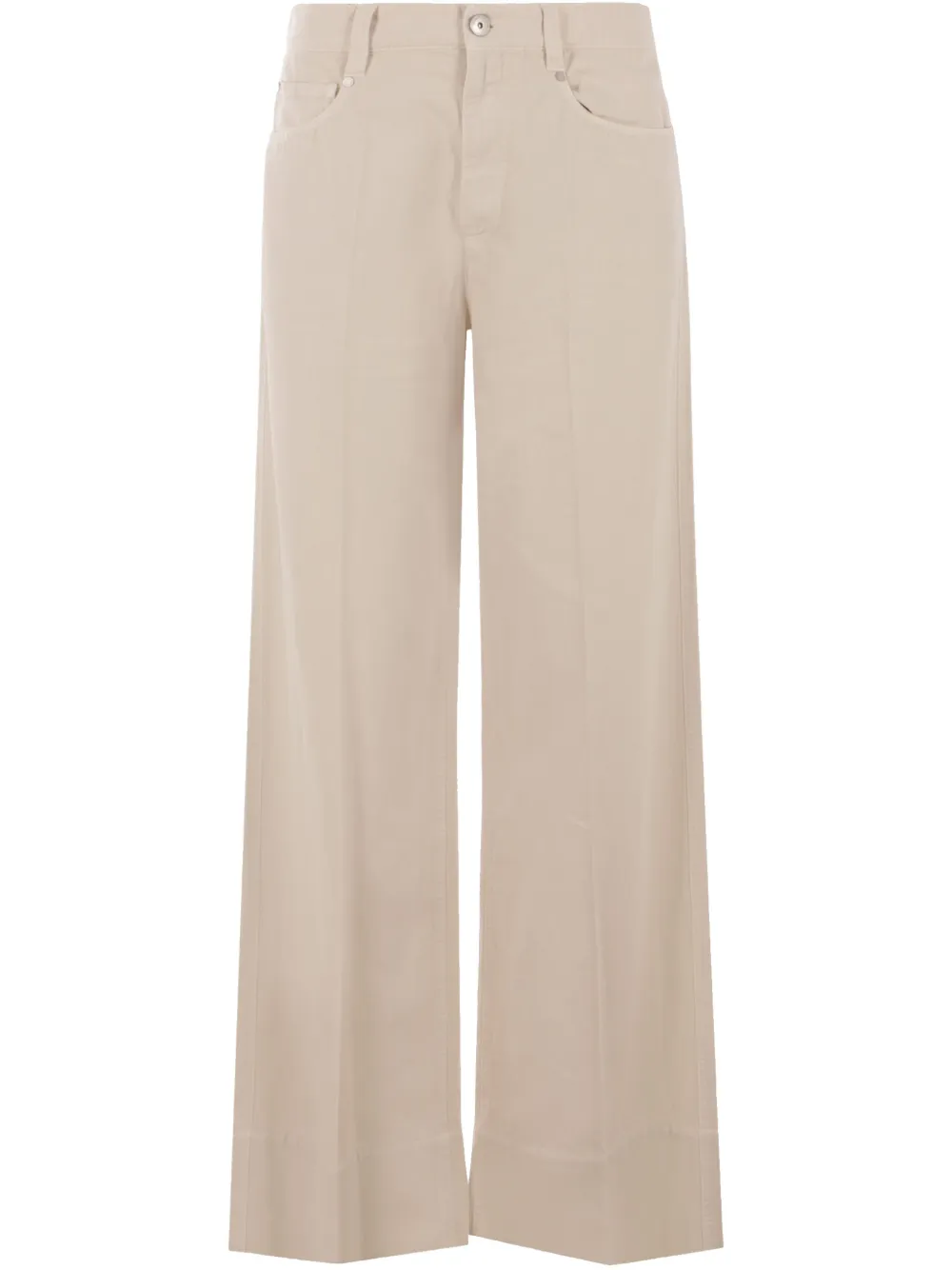 Brunello Cucinelli High waist jeans Beige