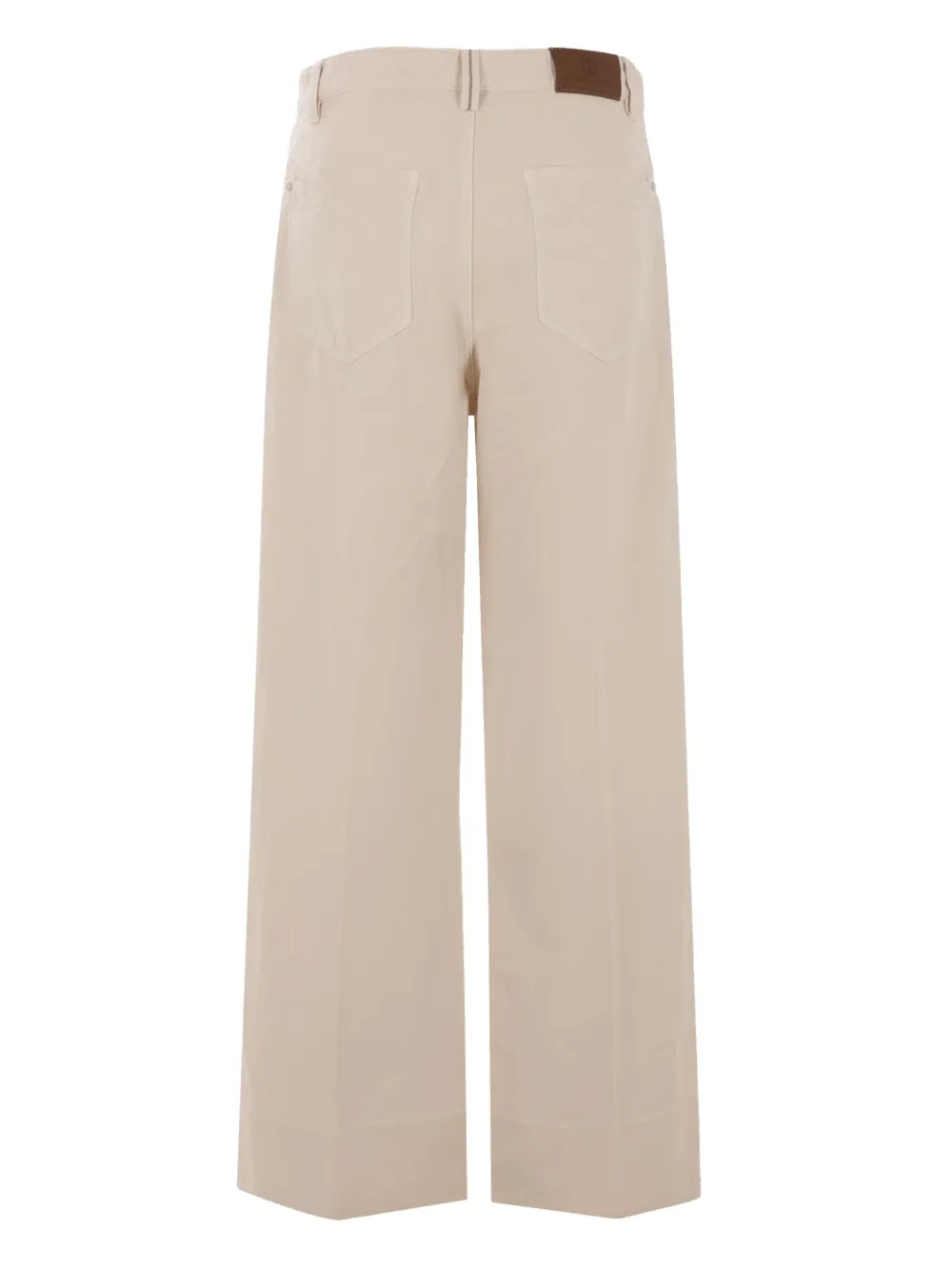 Brunello Cucinelli high-waist wide-leg jeans - Beige