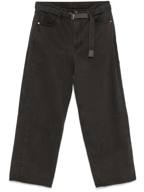 sacai pantalones de sarga