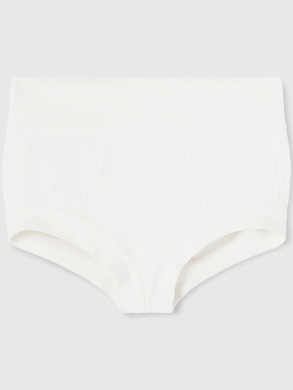 Ermanno Scervino Ribbed-knit Shorts In White