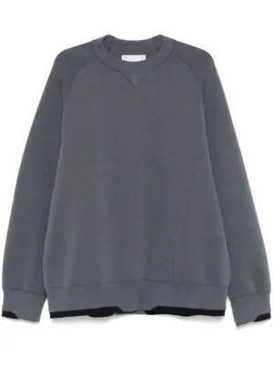 SACAI◆クルーネックスウェットシャツ sacai(サカイ) Nylon Twill PulloverクルーネックスウェットSCM