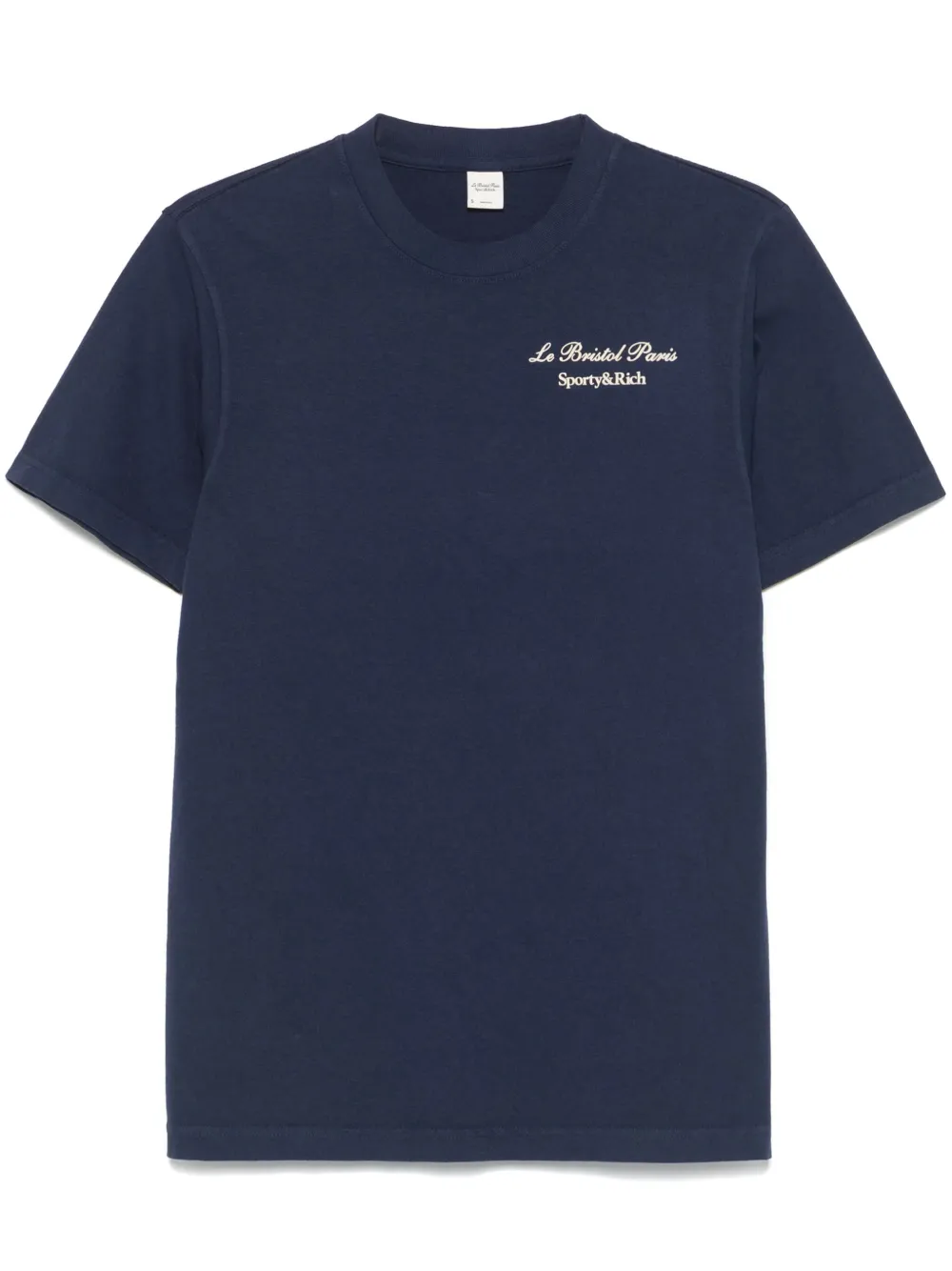 Sporty & Rich x Le Bristol Paris Faubourg T-shirt Blauw