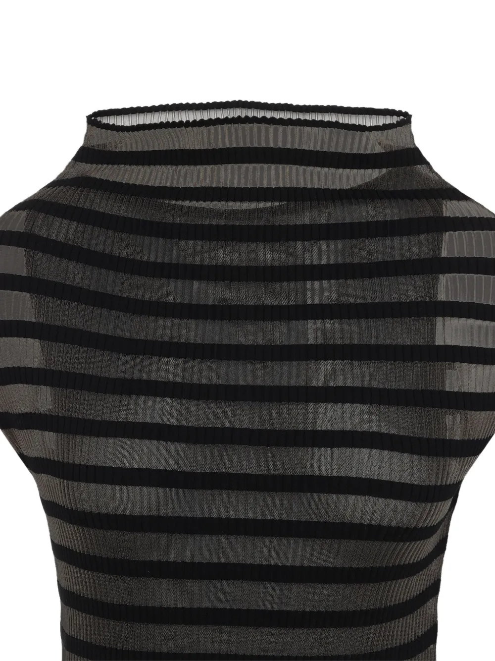 JEAN PAUL GAULTIER STRIPED MAXI DRESS