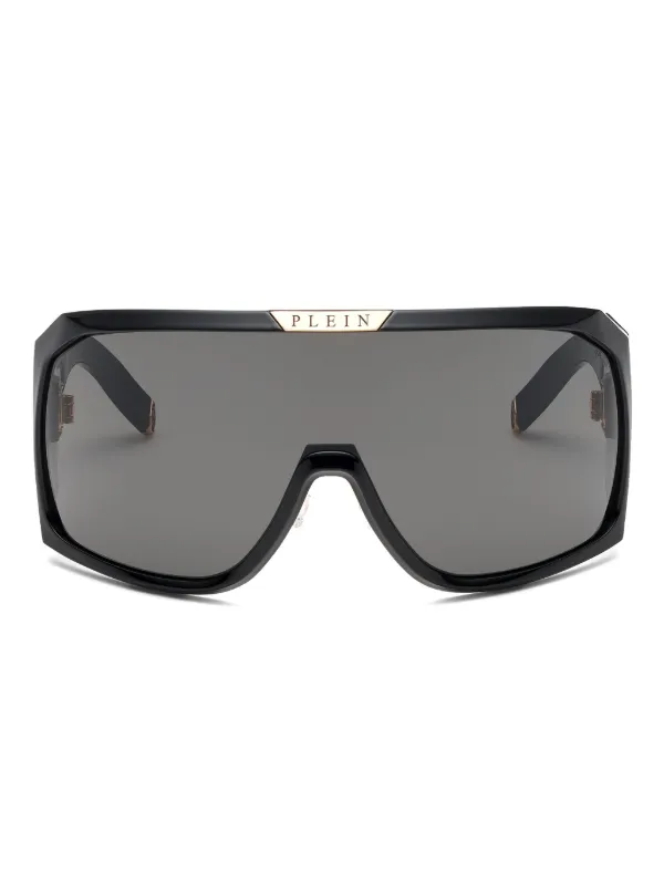 Philipp Plein Eyewear Occhiali Da Sole Oversize Nero FARFETCH IT