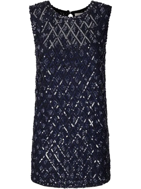 P.A.R.O.S.H. vestido corto bordado con lentejuelas