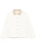 Fay diamond-quilted jacket - White