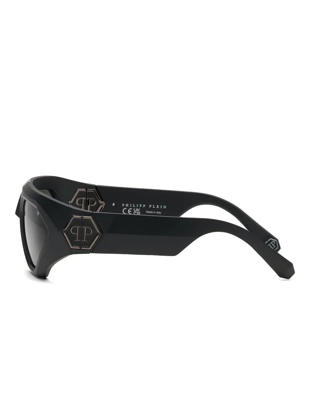 Philipp Plein Zonnebril met cat-eye montuur Zwart