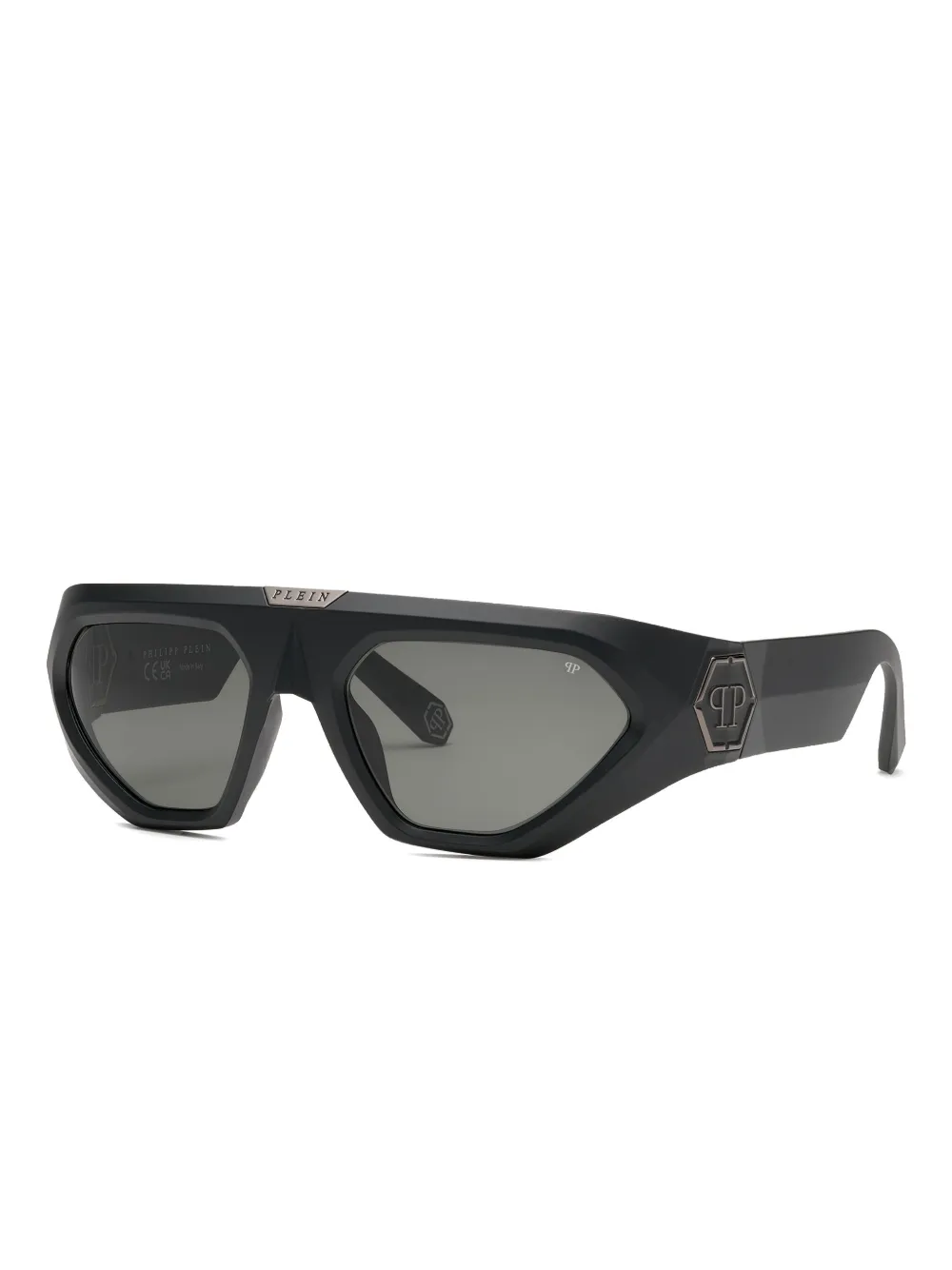 Philipp Plein cat-eye frame sunglasses - Zwart