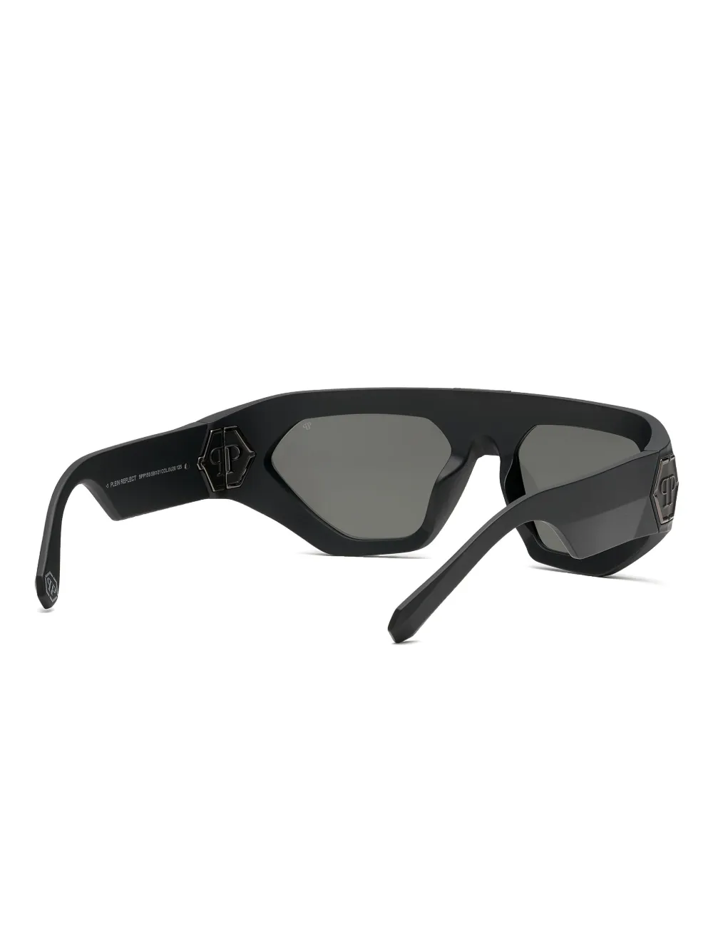Philipp Plein Zonnebril met cat-eye montuur Zwart