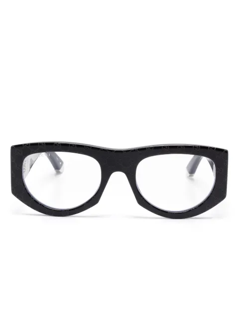 Gucci Eyewear lentes con armazón geométrica